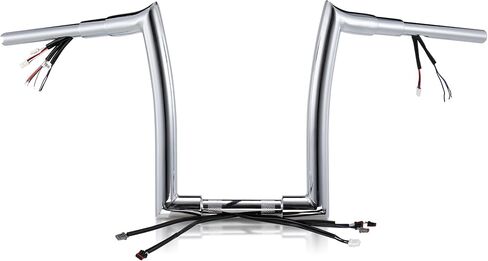14" Pre-wired Ape Hangers 1 1/2" Fat Softail Mercenary Handlebars & Cable Kit for 2016 and Later Harley Softail & 2016-2017 DYNA low Rider S, Chrome in Saudi Arabia