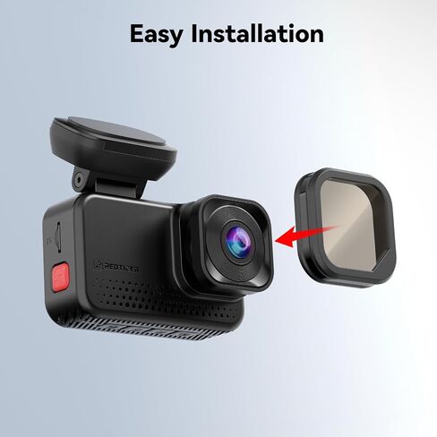 عدسة مستقطبة REDTIGER VC70، فلتر CPL لكاميرا Dash Cam، تقلل الوهج والانعكاسات، وتعزز التباين، وحماية العدسة (متوافقة فقط مع كاميرا Dash Cam VC70) in Kuwait