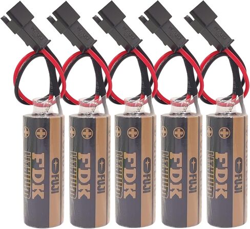 (5 قطع CR8.LHC 17450 بطارية CR8LHC مع المكونات البني لبطارية فوجي CR8-LHC ذاكرة احتياطية مصدر الطاقة عدادات المياه البطارية in Kuwait