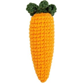 Lovely Knit Carrot Toy Comfortable Hand Knitting Carrot Props for Newborns Photoshoots and Easter Celebration Infant Photosho in Kuwait