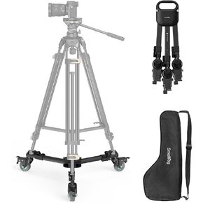 SmallRig Universal Photography Tripod Dolly, Heavy Duty with 3" Rubber Wheels, Adjustable Legs and Carry Bag, 33 lbs Capacity Tripod Wheels for Canon for Sony Cameras Camcorder Video Lighting- 3986 in Kuwait
