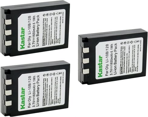 Kastar Li-10B Battery 2-Pack Replacement for Olympus Camedia C-5000 Sport Zoom, Camedia C-5000 Zoom, Camedia C-7000 Zoom, Camedia D-590, Camedia X-1, Camedia X-2, Camedia X-3 Camera in Saudi Arabia