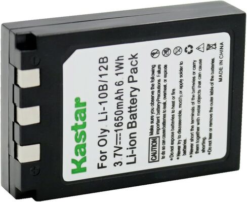 Kastar Li-10B Battery 2-Pack Replacement for Olympus Camedia C-5000 Sport Zoom, Camedia C-5000 Zoom, Camedia C-7000 Zoom, Camedia D-590, Camedia X-1, Camedia X-2, Camedia X-3 Camera in Saudi Arabia