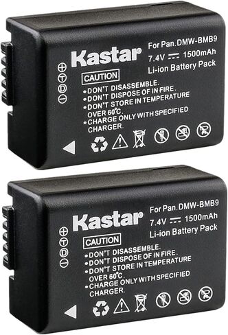 مجموعة بطاريات Kastar لكاميرات Leica BP-DC9، BP-DC9-U، BP-DC9-E، BPDC9 وLeica V-Lux 2، VLUX2، Leica V-Lux 3، VLUX3 الرقمية in Kuwait