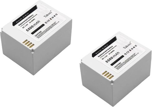 قطعتان من بطارية بديلة BL-BC-01 متوافقة مع بطارية كاميرا مراقبة المنزل C3A ليثيوم بوليمر 5500 مللي أمبير/3.8 فولت in Kuwait