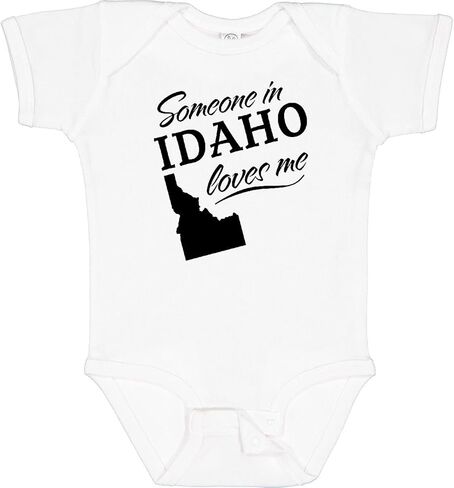 inktastic Someone in Idaho Loves Me Baby Bodysuit in Saudi Arabia