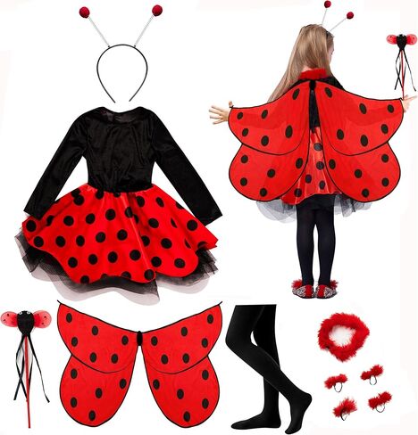Bumble Bee Costume, Princess Fancy Dress Up(Tutu, Wings, Antenna) in Kuwait