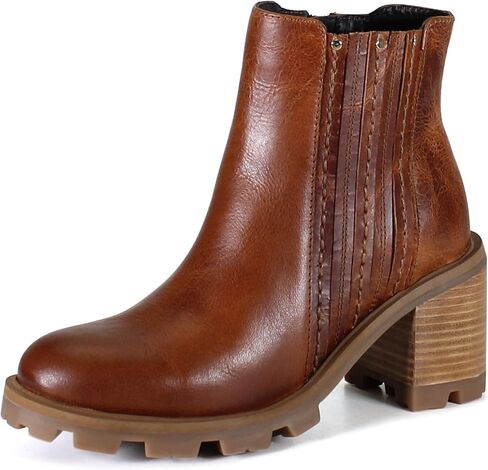 Diba True Womens Spice Berry Lug Round Toe Zippered Casual Boots Ankle Mid Heel 2-3" - Black in Saudi Arabia