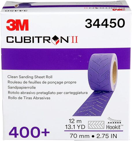 3 m hookit 334u بلون أرجواني 70 ملم × 4 مم P800 حجم حبيباتها أسطوانية تنظيف خشن من 6 قطع, 1 in Kuwait