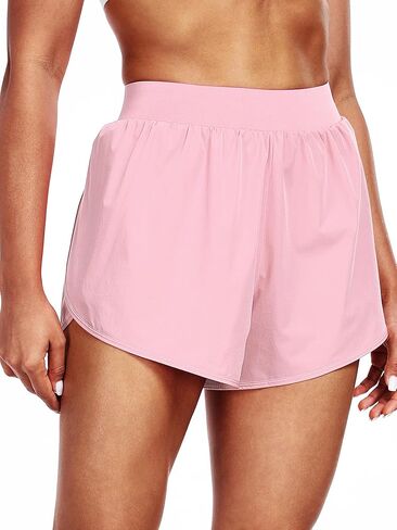 CADMUS 2 in 1 Women's Workout Shorts Athletic Gym Running Shorts with Compression Liner Brief in Kuwait