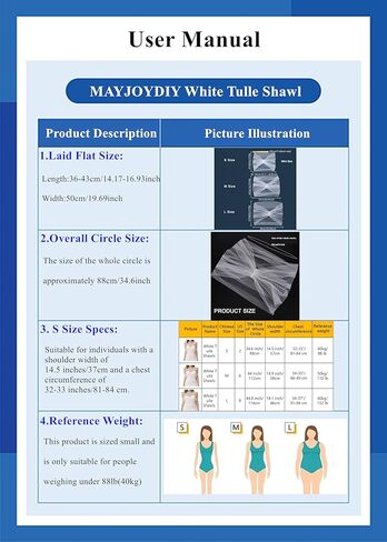Mayjoydiy S-39.37inch cloak cloak pearls cape white tulle Shaws in Saudi Arabia