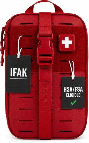 MY MEDIC MyFAK PRO Tactical IFAK Trauma Kit & First Aid Kit with Tourniquet - HSA FSA Items - Built in USA - Combat Medical Supplies, Trauma Pack & Molle Bag for Car, Truck, Vehicle, Boat & EDC, Black in Saudi Arabia
