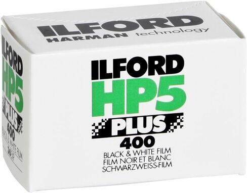 Ilford 1574577 HP5 Plus، فيلم طباعة أبيض وأسود، 35 مم، ISO 400، 36 عرضًا (عبوة من 3 قطع) in Saudi Arabia