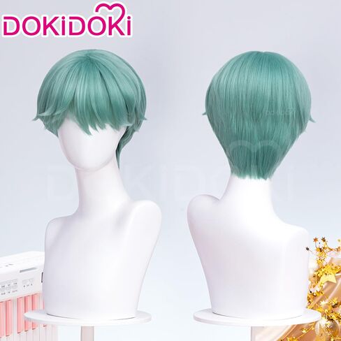 KIRA KIRA Movie Anime Wig Pop Singer Stage 30cm Short Straight Black Hair Haloween Cosplay Wig for Men Women in Saudi Arabia