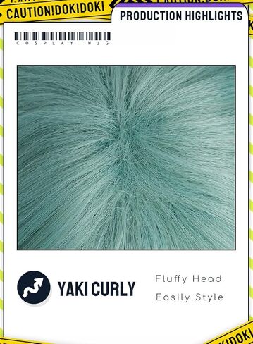 KIRA KIRA Movie Anime Wig Pop Singer Stage 30cm Short Straight Black Hair Haloween Cosplay Wig for Men Women in Saudi Arabia