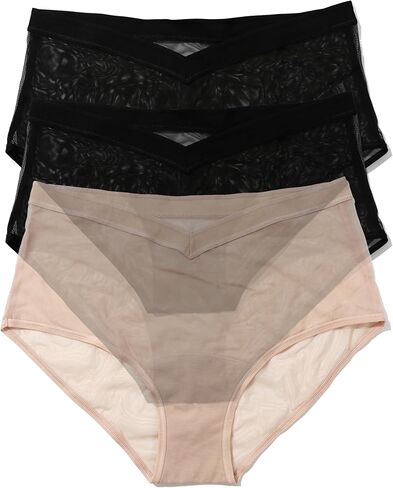 Hanky ​​Panky Women's Mesh Boyshorts 3 حزم in Kuwait