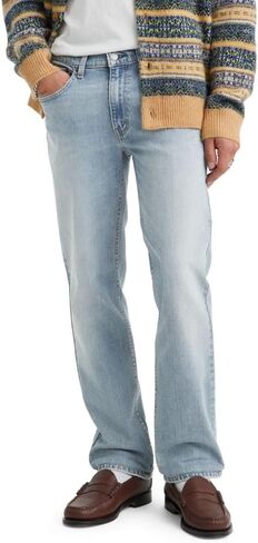 بنطلون جينز رجالي من Levi's 514 ذو قصة مستقيمة (متوفر أيضًا بمقاس كبير وطويل)، (جديد) سترة بحرية (مطاطة)، 36Wx30L in Saudi Arabia