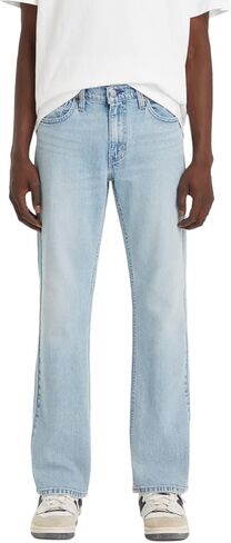 بنطلون جينز رجالي من Levi's 514 ذو قصة مستقيمة (متوفر أيضًا بمقاس كبير وطويل)، (جديد) سترة بحرية (مطاطة)، 36Wx30L in Saudi Arabia