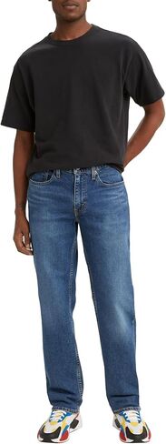 بنطلون جينز رجالي من Levi's 514 ذو قصة مستقيمة (متوفر أيضًا بمقاس كبير وطويل)، (جديد) سترة بحرية (مطاطة)، 36Wx30L in Saudi Arabia