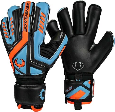 قفازات حارس مرمى Renegade GK Talon مع Microbe-Guard (مقاسات 5-11، 5 أنماط، المستوى 3) حافظة أصابع Pro-Tek و3.5+3 مم Hyper Grip XD | قفاز حارس مرمى متين للعب الشامل | مقرها في الولايات المتحدة الأمريكية in Kuwait