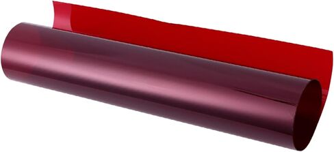 OSALADI Window Decor Color Correction Gel Light Filter Gel Light Filter Sheet Transparent Colour Filter Film for Photo Lighting Studio Strobe Flash Red Glitter Gel in Kuwait