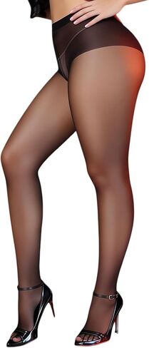 ohyeahlady المرأة الجوارب الشفافة للنساء عالية الخصر 15D جوارب طويلة جوارب شفافة XS-5XL in Saudi Arabia
