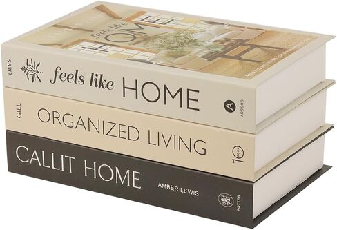 3 PCS Faux Decorative Books for Home Decor-Coffee Table Books Decor-Aesthetic Fake/Faux Books for Decoration,libros Decoration for Coffee Table, Shelf Accessories (3-Paris London New York Shipaitu) in Saudi Arabia