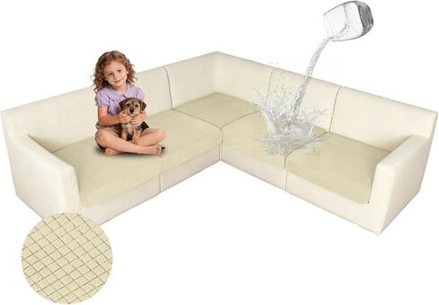 سادة الأريكة المقطعية المقلية الأليفة تغطي شكل L stretch 11 pcs أريكة سحرية الأريكة القابلة للغسل زاوية قابلة للانسحاب الأثاث الأثاث الأثاث (5 مقعد و 6 أغطية مسند الظهر ، رمادي الأوسط) in Kuwait
