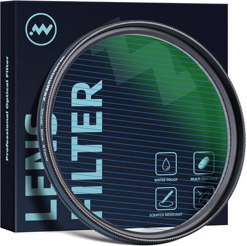 Walking Way 49MM Variable Blue Streak Filter Rotating Circular Anamorphic-Style Streak Effect Lens Filter for Photography and Videography in Kuwait