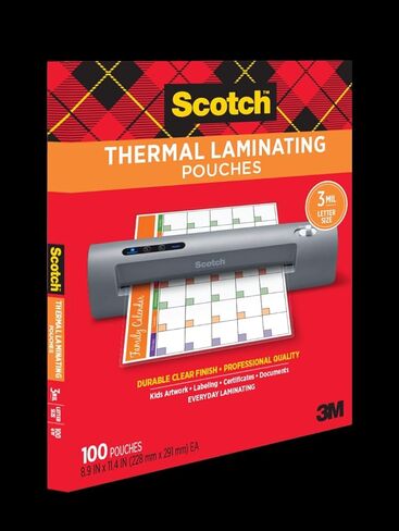Scotch Thermal Laminating Pouches, 8.9 x 14.4-Inches, Legal Size, 20-Pack (TP3855-20) in Saudi Arabia