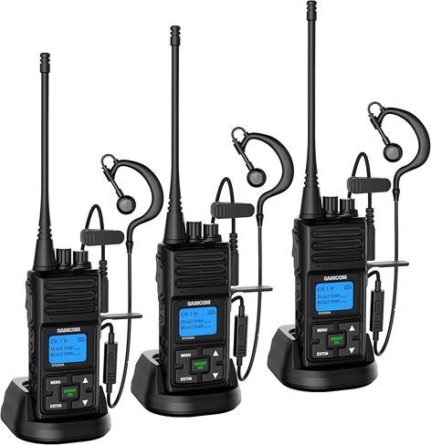 SAMCOM Programmable UHF Two Way Radios Long Range for Adults School,9 Packs in Saudi Arabia