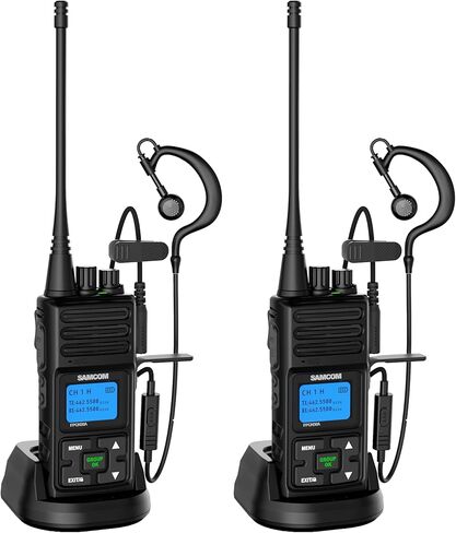 SAMCOM Programmable UHF Two Way Radios Long Range for Adults School,9 Packs in Saudi Arabia