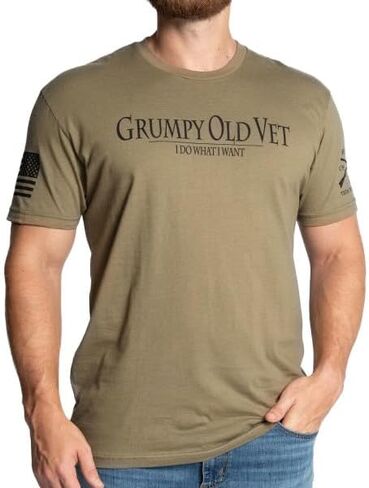 Grunt Style Grumpy Old Vet Men's T-Shirt in Kuwait
