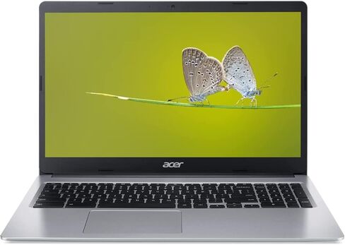 acer 2023 15" HD Premium Chromebook, Intel Celeron N Processor 2.78GHz Turbo Speed, 4GB Ram, 64GB SSD, Ultra-Fast WiFi Up to 1700 Mbps, Full Size Keyboard, Chrome OS, Arctic Silver Color-(Renewed) in Saudi Arabia