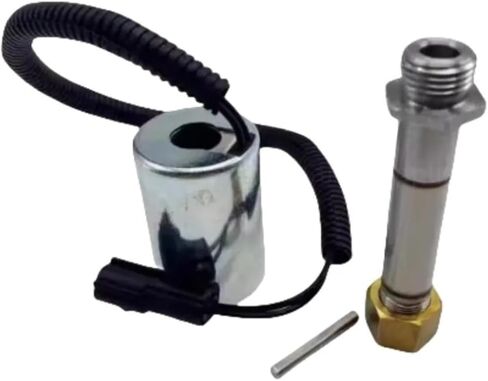 Compatible With Kubota KX151 KX155 KX161 KX165-3 Coil Spool Travel Speed Pilot Solenoid Valve Check Valve Excavator Parts(1 PCS) in Saudi Arabia