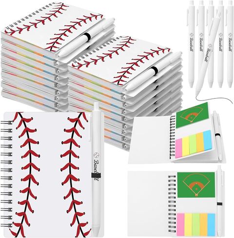 12 Sets Volleyball Notebook Gifts Volleyball Bow Coquette Spiral Notebook Ballpoint Pens for Coaching Supplies Coach Gifts Team Party Players Sports Lover Party Favor in Saudi Arabia