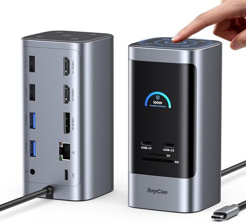 موزع USB C لماك بوك برو، ملحقات USB C، محول ماك بوك متعدد المنافذ من النوع C مع مخرج 4K HDMI USB C توصيل الطاقة لجهاز ماك بوك برو 13 انش 15 انش 16 انش 2020/2019-2016 ماك بوك اير 2020-2018 in Kuwait