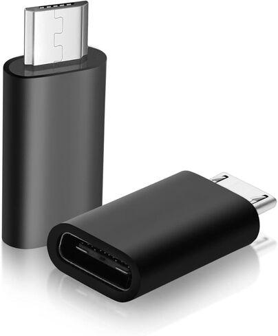 BabyElf USB-C to Lightning Adapter, 2 Pack Only Charging USB C Male to Lightning Female Adapter Compatible with iPhone 15 Series Galaxy S23 Note 20 Pixel 8 and More Type C Devices, Silver in Saudi Arabia