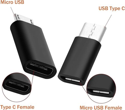 BabyElf USB-C to Lightning Adapter, 2 Pack Only Charging USB C Male to Lightning Female Adapter Compatible with iPhone 15 Series Galaxy S23 Note 20 Pixel 8 and More Type C Devices, Silver in Saudi Arabia