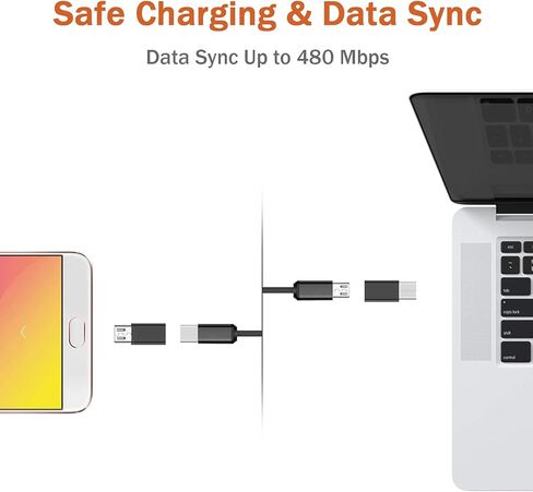 BabyElf USB-C to Lightning Adapter, 2 Pack Only Charging USB C Male to Lightning Female Adapter Compatible with iPhone 15 Series Galaxy S23 Note 20 Pixel 8 and More Type C Devices, Silver in Saudi Arabia