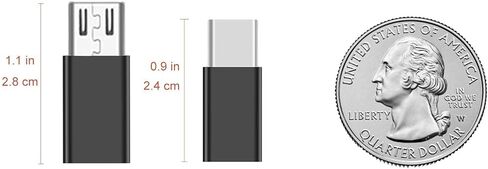 BabyElf USB-C to Lightning Adapter, 2 Pack Only Charging USB C Male to Lightning Female Adapter Compatible with iPhone 15 Series Galaxy S23 Note 20 Pixel 8 and More Type C Devices, Silver in Saudi Arabia