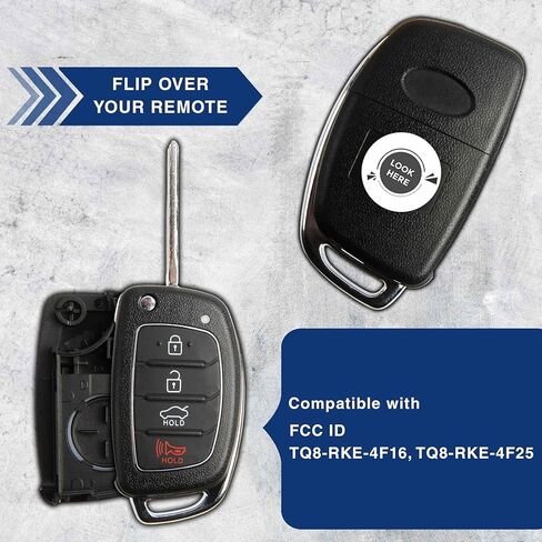 Keyless Option Remote Key Fob Shell Flip Case 4btn For Hyundai Sonata in Saudi Arabia