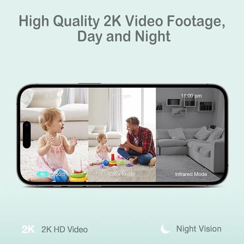 Sense-U HD Video Baby Monitor with 1080P HD, FSA & HSA Eligible, WiFi Camera and Background Audio, Night Vision, 2-Way Talk, Person/Baby Crying/Motion Detection & No Monthly Fee in Saudi Arabia