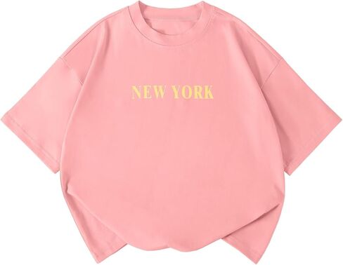 Girls Shirt Cute Graphic Tees Short Sleeve Casual Crewneck Summer Tops in Saudi Arabia