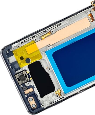 for Samsung Galaxy S10+ Plus LCD Display Screen Replacement with Frame for Samsung S10 Plus Screen Replacement kit SM-G975u G975a G975w Digitizer Touch Screen Assembly 6.4 inch Black in Saudi Arabia
