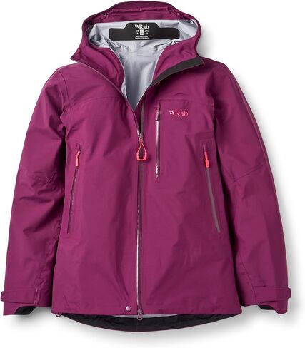 Rab Women's Firewall Mountain Jacket - Lightweight Waterproof Hooded Coat for Climbing & Hiking in Saudi Arabia