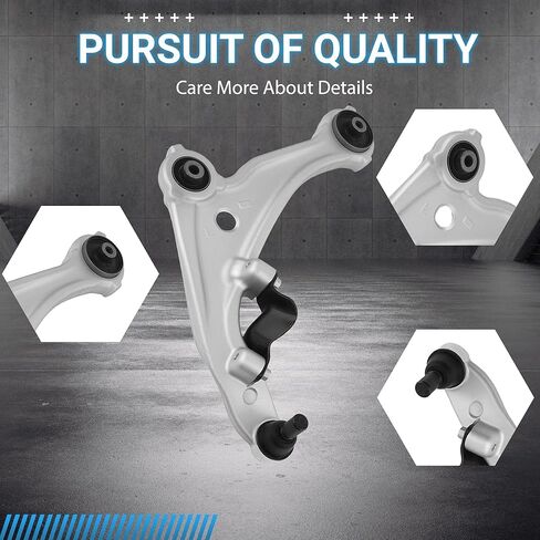 Front Suspension Control Arm Kit Compatible with 2015-2018 Chevy City Express, 2013-2019 Nissan NV200 Sentra Lower Control Arm, Outer and Inner Tie Rod Ends, Sway Bar Links in Saudi Arabia