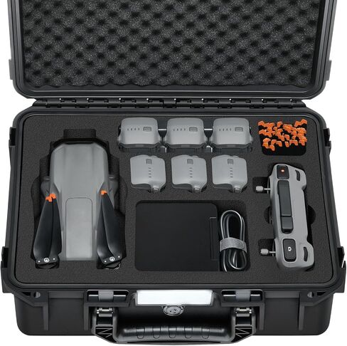 YETEETH Hard Case for DJI Air 3, Waterproof Pressure Resistant Carrying Case for DJI Air 3 Accessories - Fits Latest DJI RC 2/RC-N2 in Saudi Arabia