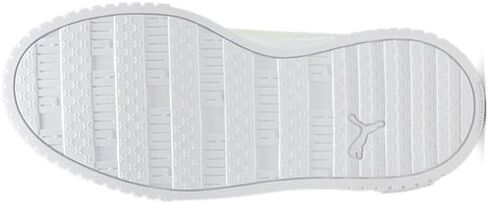 PUMA Kids Girls Carina 2.0 Platform Lace Up Sneakers Shoes Casual - White in Saudi Arabia