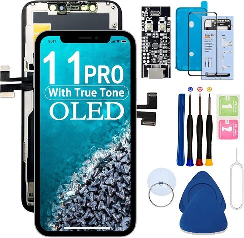 SIMDOG for iPhone 12 Pro Max Screen Replacement Kit 6.7 inch, Full HD LCD Display 3D Touch Screen Digitizer Full Assembly + Repair Tools + Screen Protector in Kuwait